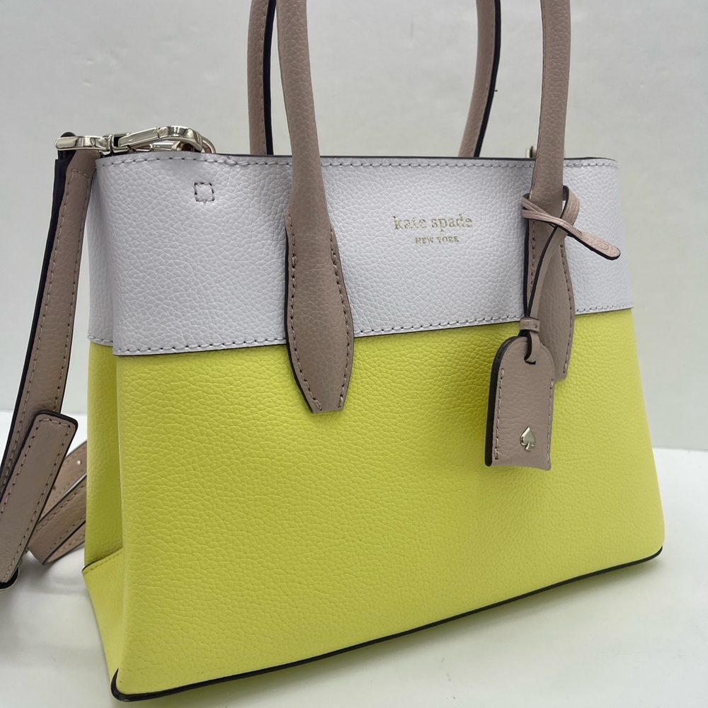 Kate Spade Eva Colorblock Small Top Zip Satchel Crossbody 
Limelight Multi 
NWT - Picture 5 of 16